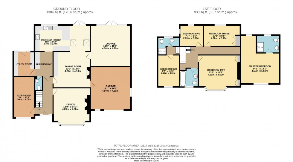 Floorplan for Park Villas Drive, Pontefract