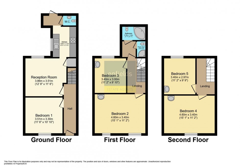 Floorplan for South View Place, Bournemouth