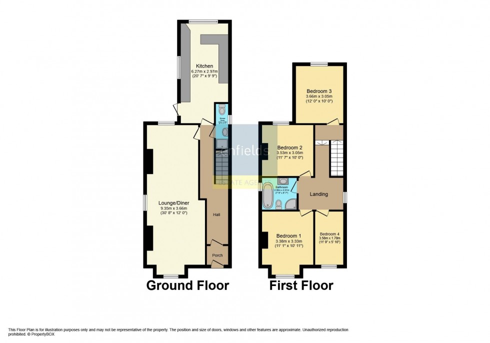 Floorplan for Shelbourne Road, Bournemouth