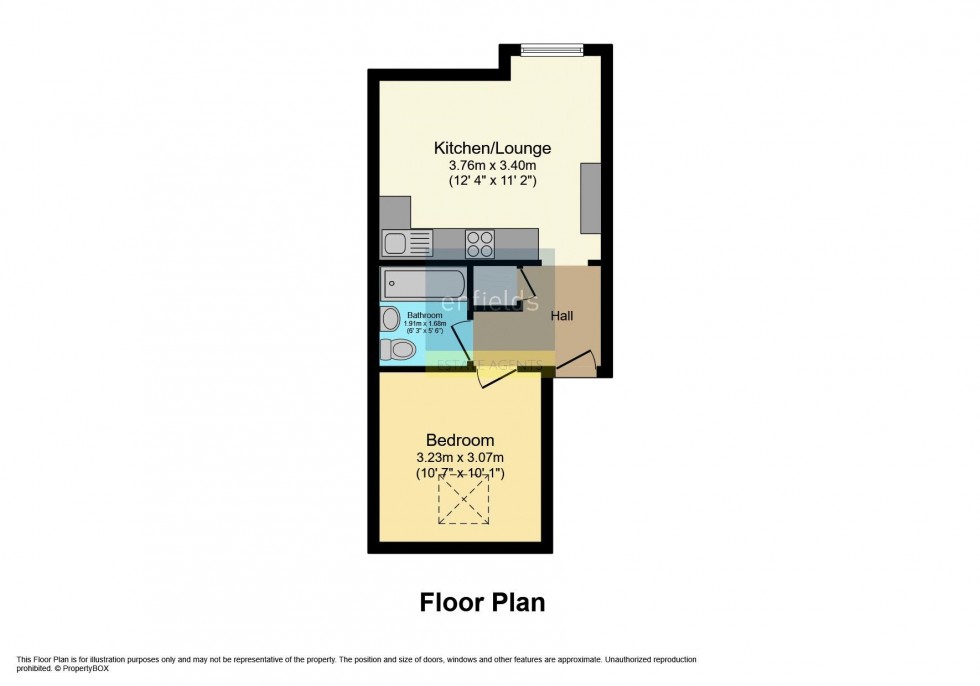 Floorplan for Portchester Road, Charminster