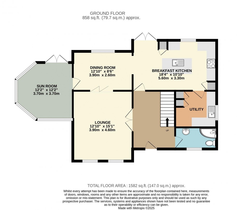 Floorplan for Princess Drive, West Haddlesey