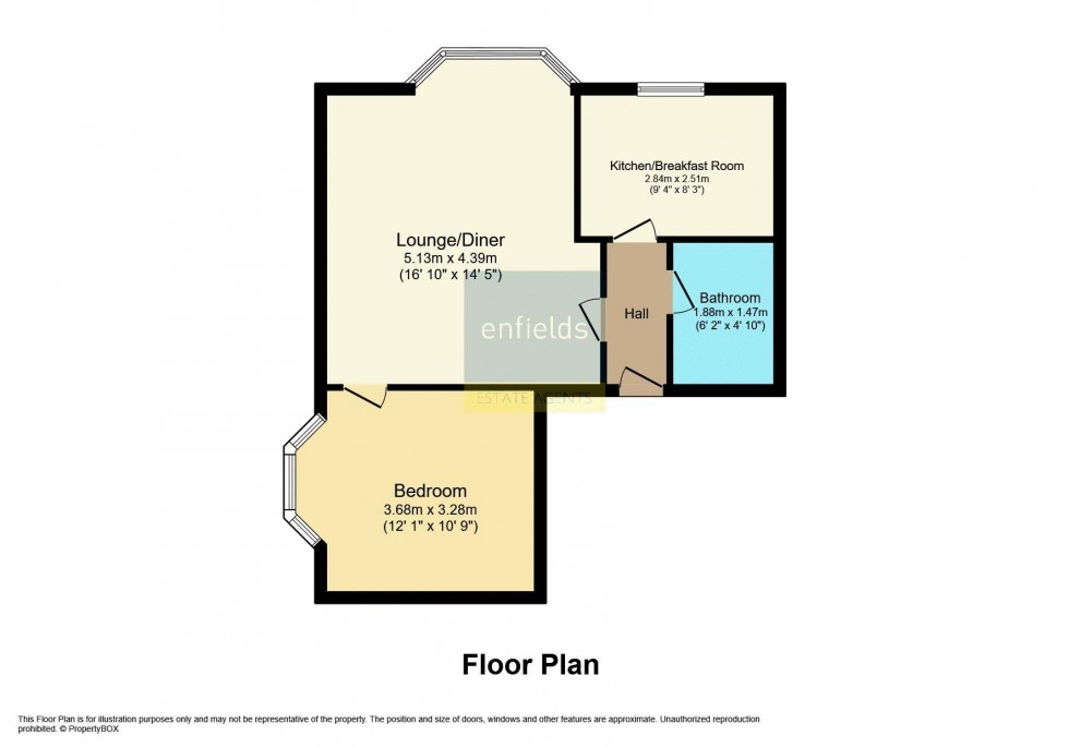 Floorplan for Bryanstone Road, Bournemouth