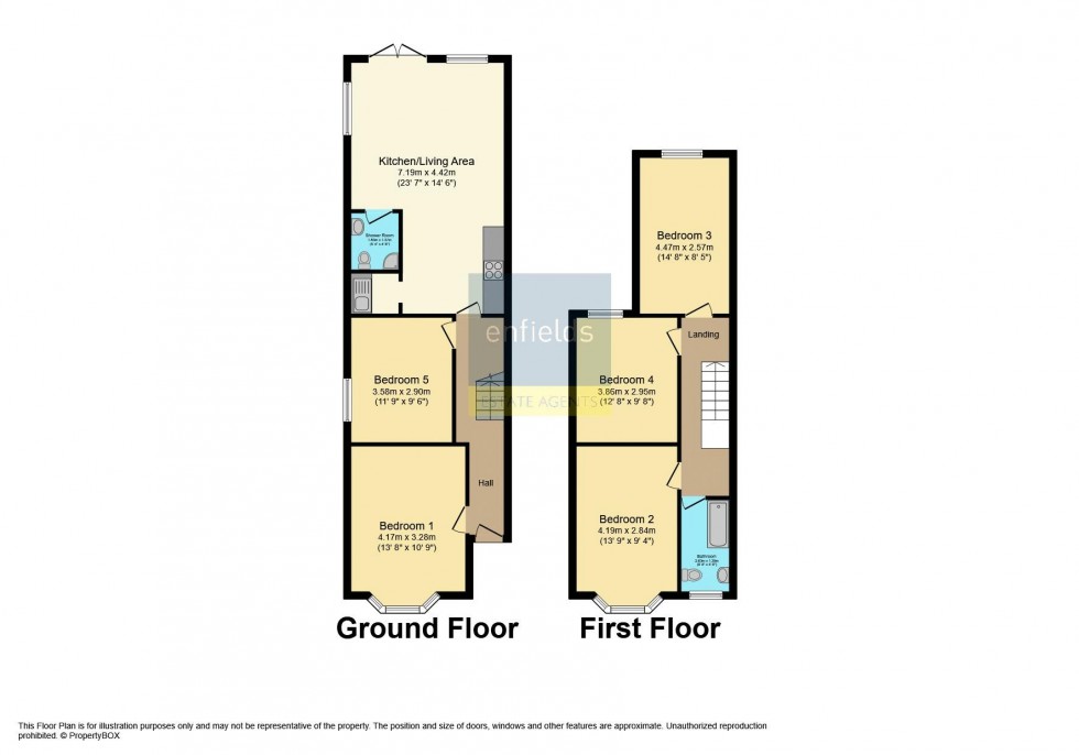 Floorplan for Cardigan Road, Bournemouth