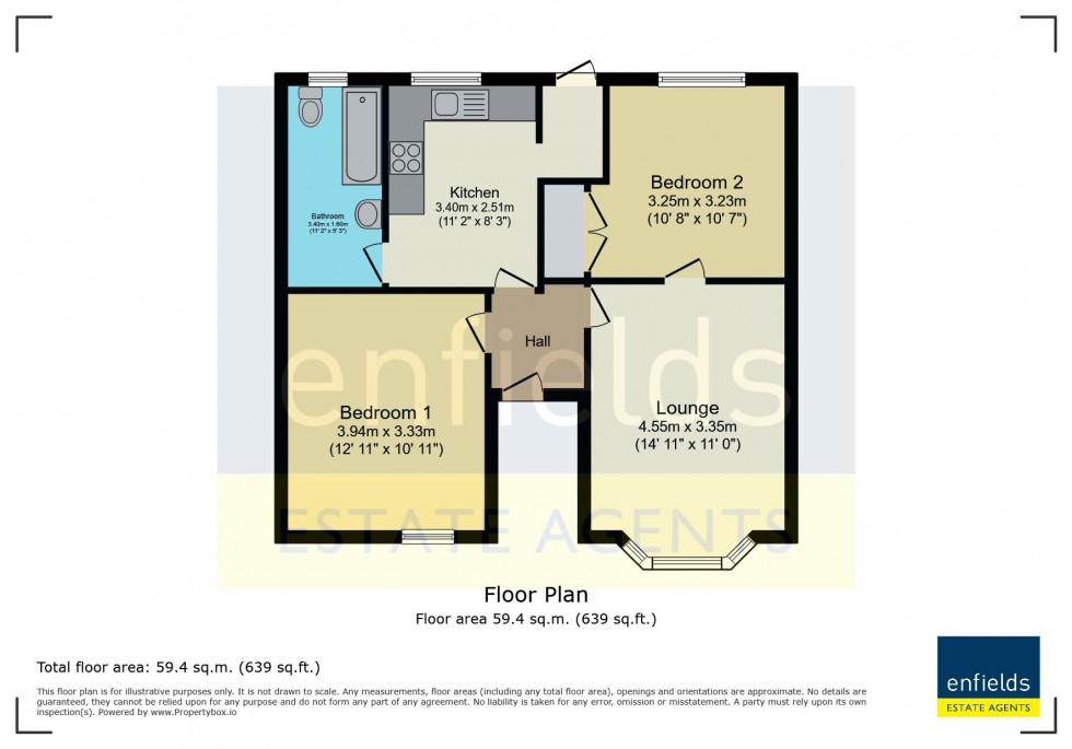 Floorplan for Winton, Bournemouth
