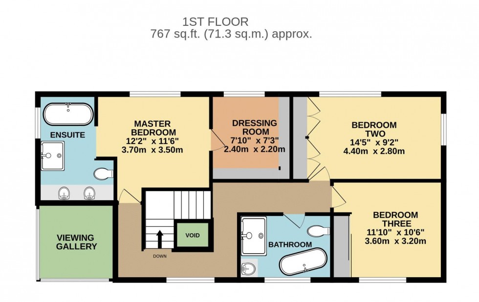 Floorplan for The Abbes Walk, Burghwallis