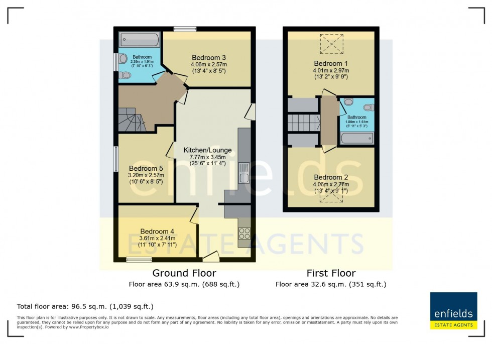 Floorplan for Wycliffe Gardens, Bournemouth