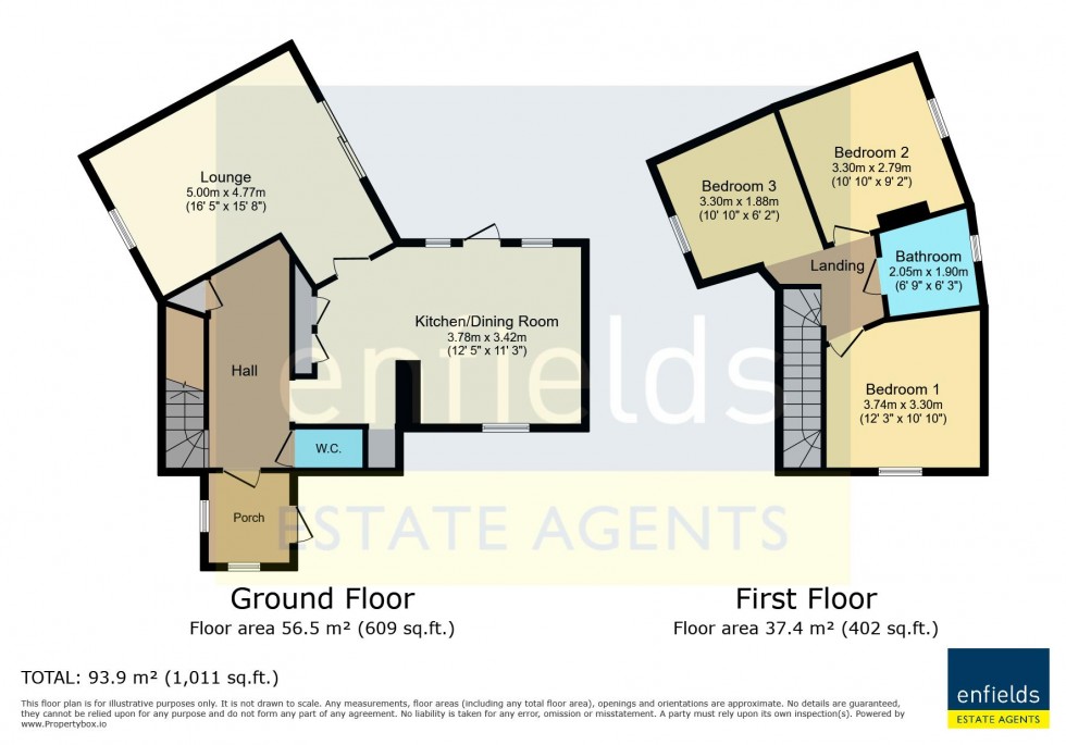 Floorplan for Belben Road, Poole