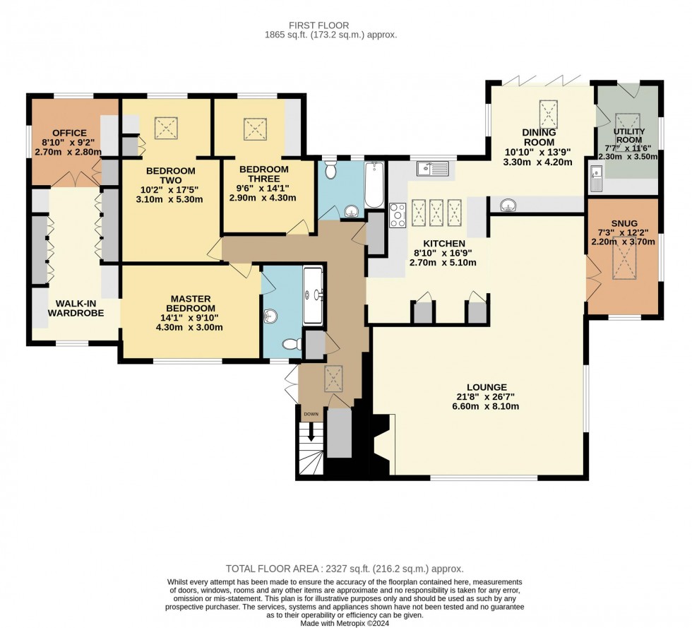 Floorplan for Almshouse Lane, Newmillerdam