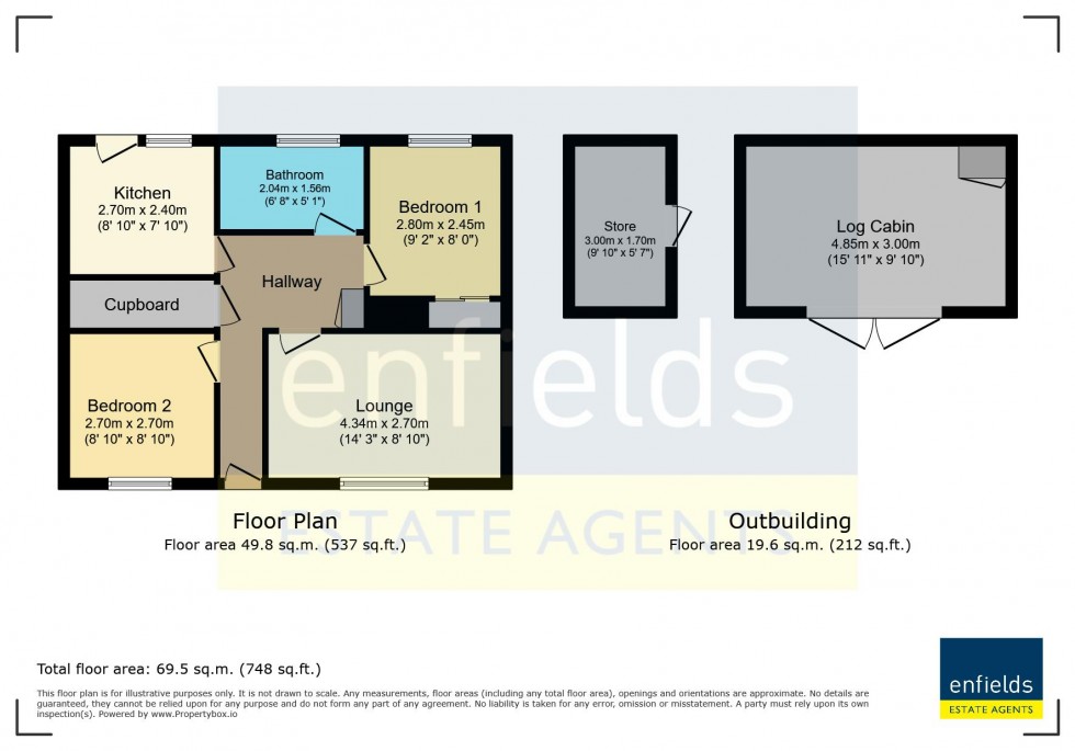 Floorplan for Dolbery Road North, Poole