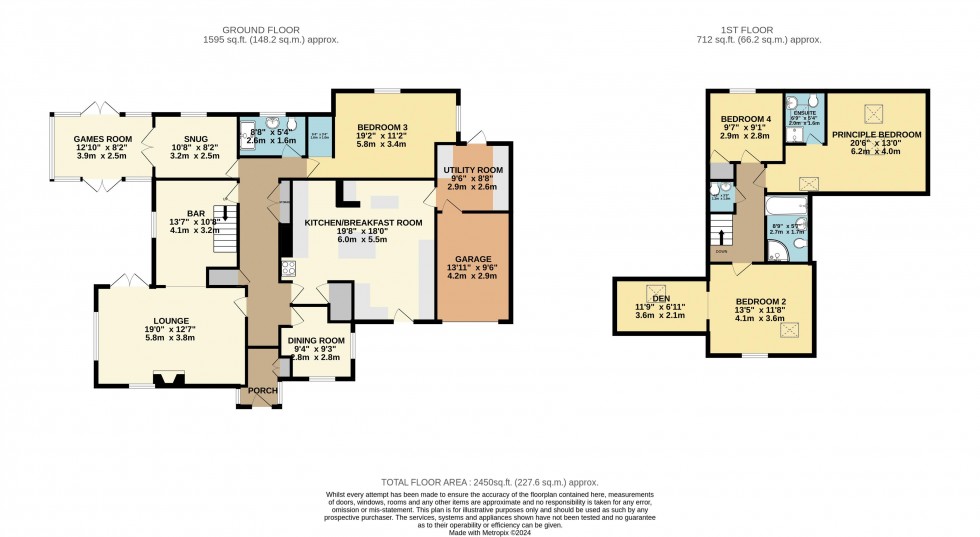 Floorplan for The Spinney, Rawdon