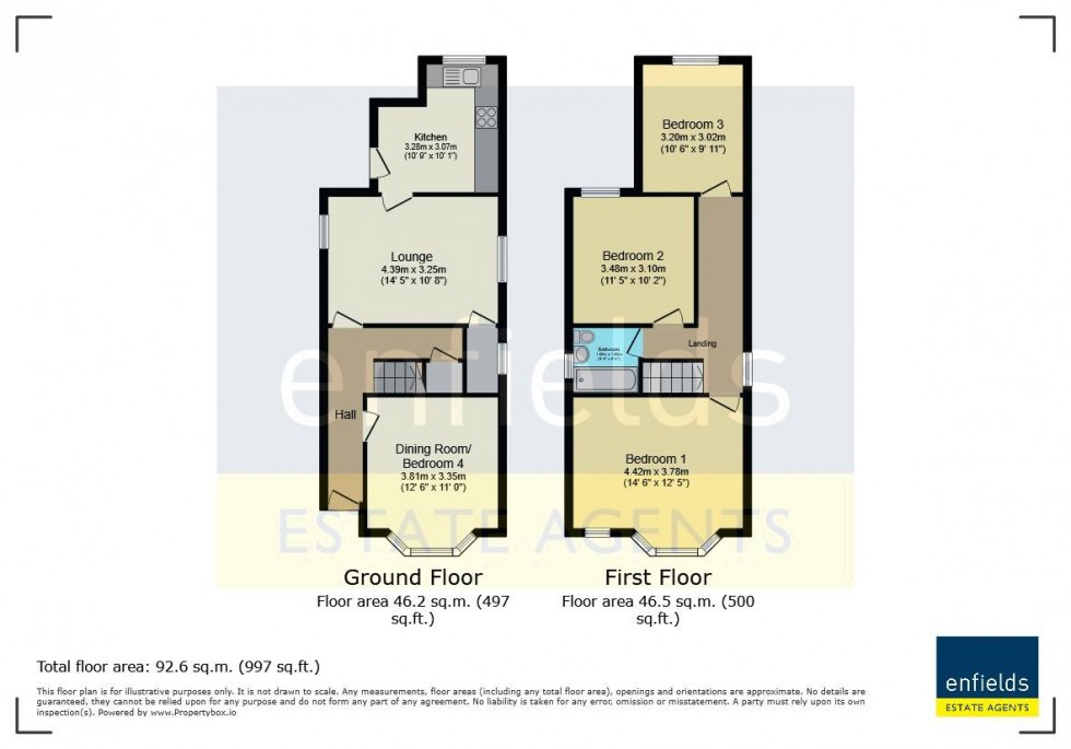 Floorplan for Brassey Road, Winton