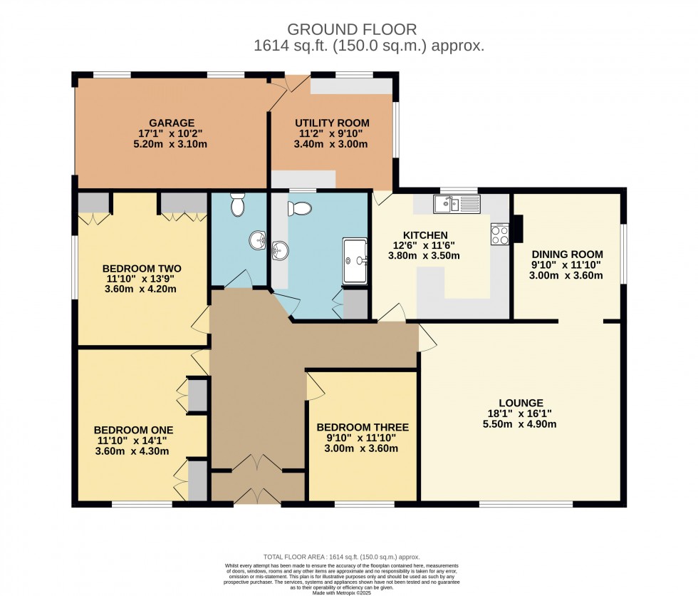 Floorplan for Penarth Avenue, Upton