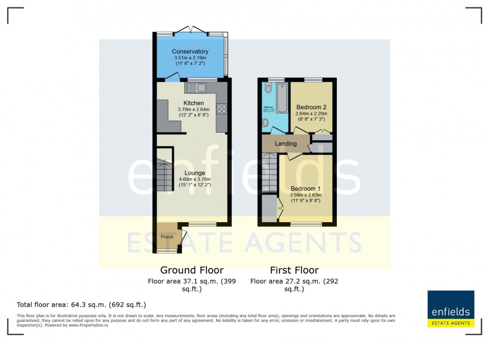 Floorplan for Willow Tree Rise, Bournemouth