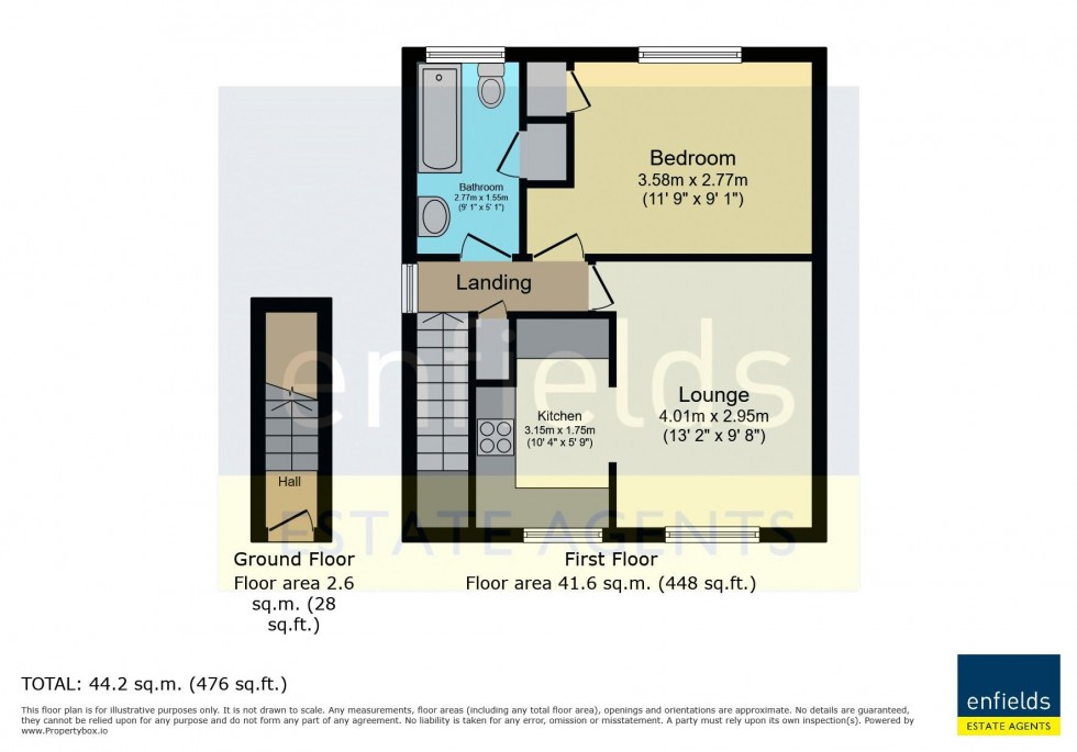 Floorplan for Cucklington Gardens, Muscliff