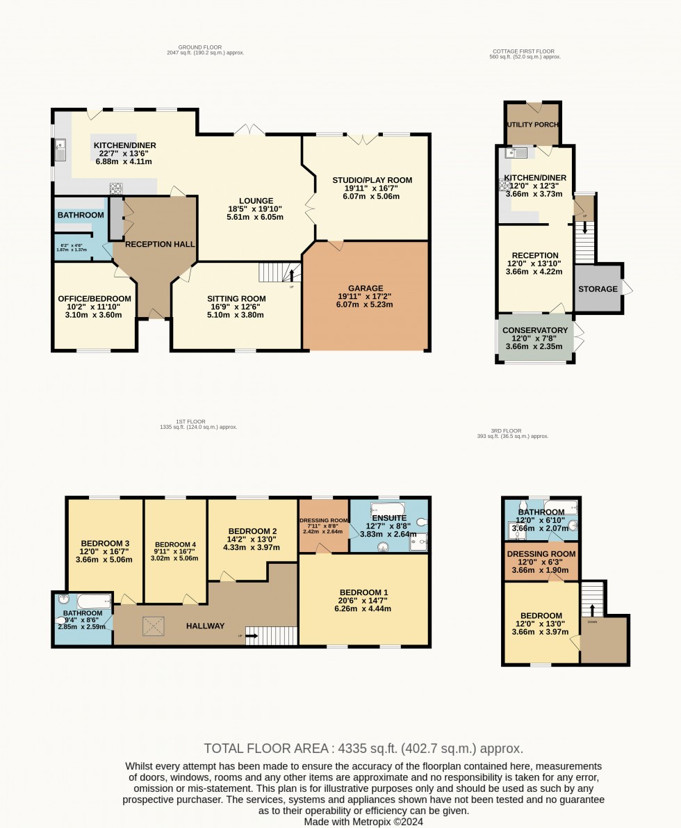 Floorplan for Halstead Drive, Menston