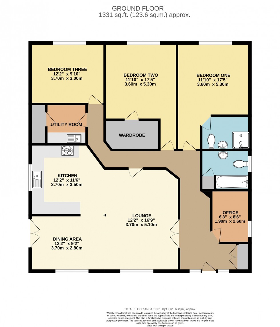 Floorplan for Morning Field View, Thorpe Audlin, Pontefract