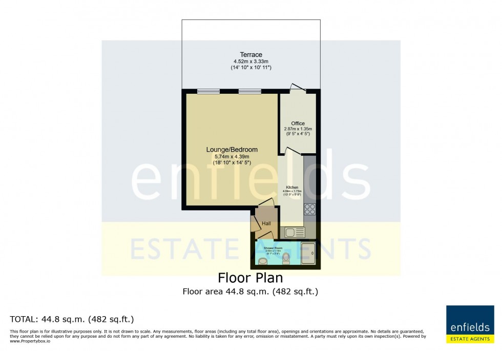 Floorplan for West Hill Road, Bournemouth