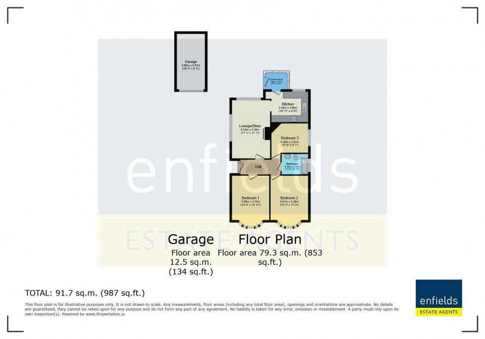 Floorplan for Woodlands Crescent, Poole