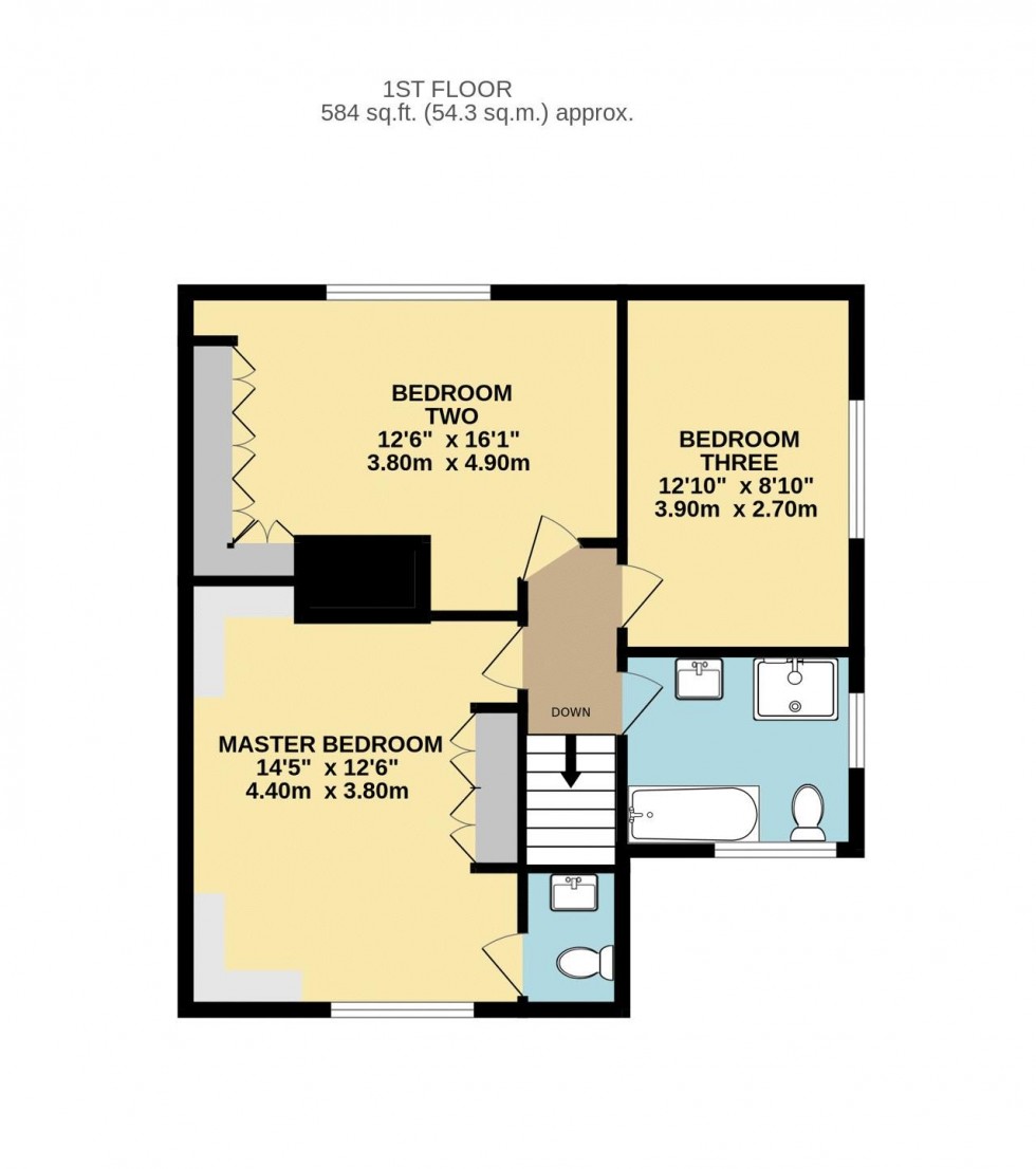 Floorplan for The Croft, Back Lane, Badsworth