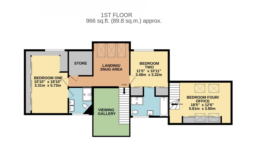 Floorplan for Churchfield Road, Clayton