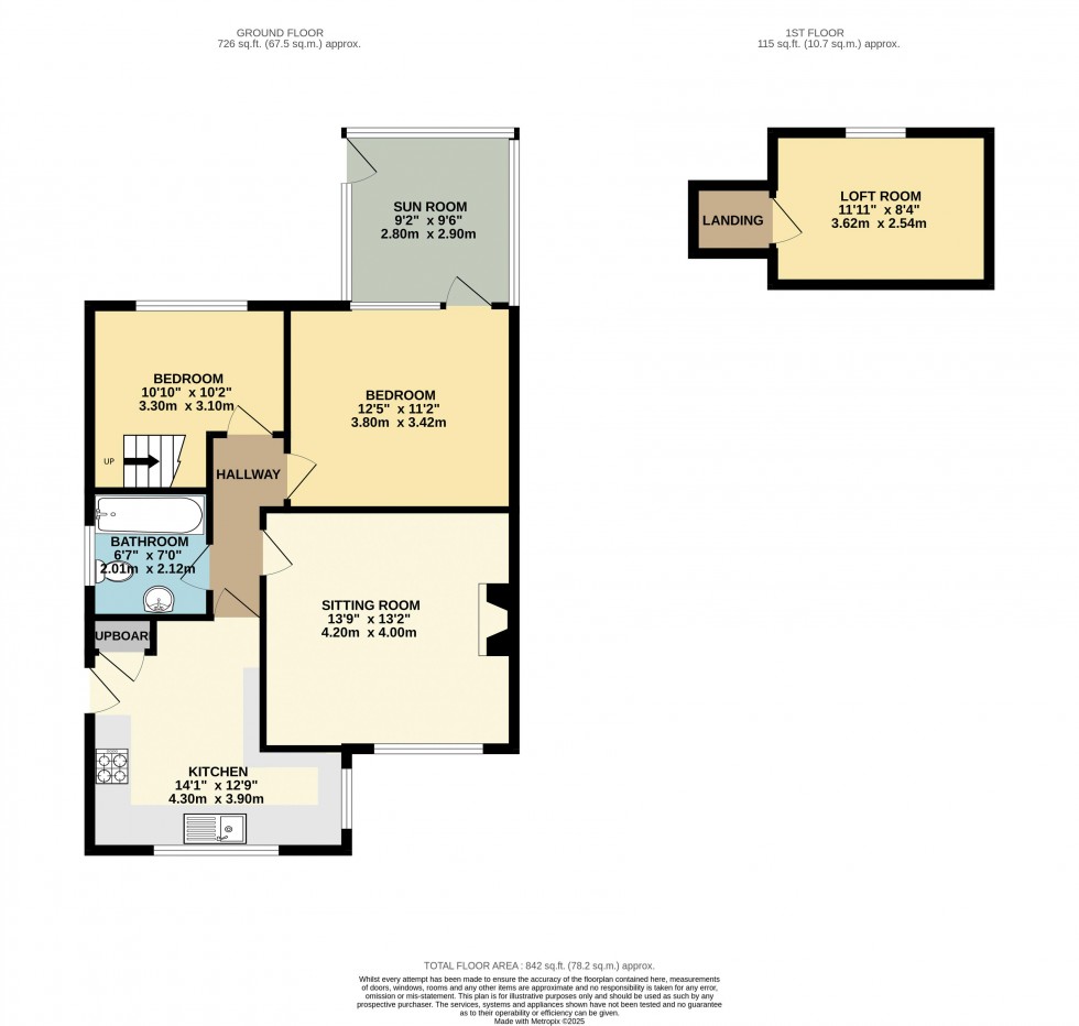Floorplan for Derry Hill Gardens, Menston