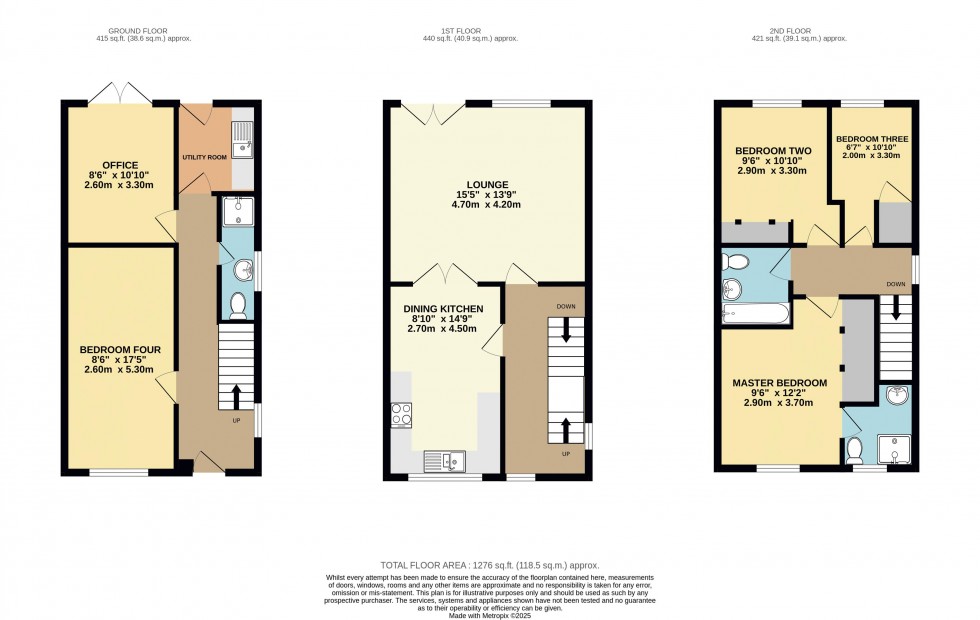 Floorplan for North Baileygate, Pontefract