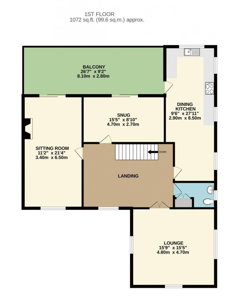 Floorplan for Riverside Lodge, Water Lane, Kirk Smeaton