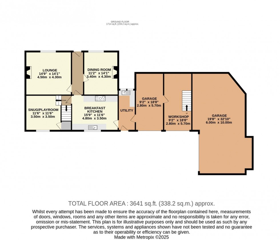 Floorplan for Wood Farmhouse Doncaster Road, Goole