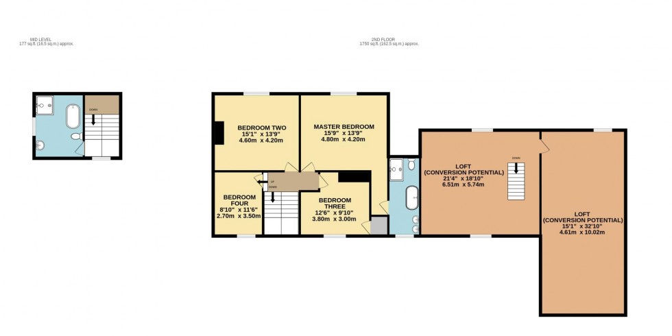 Floorplan for Wood Farmhouse Doncaster Road, Goole
