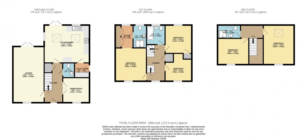 Floorplan for Beamsley Court, Menston
