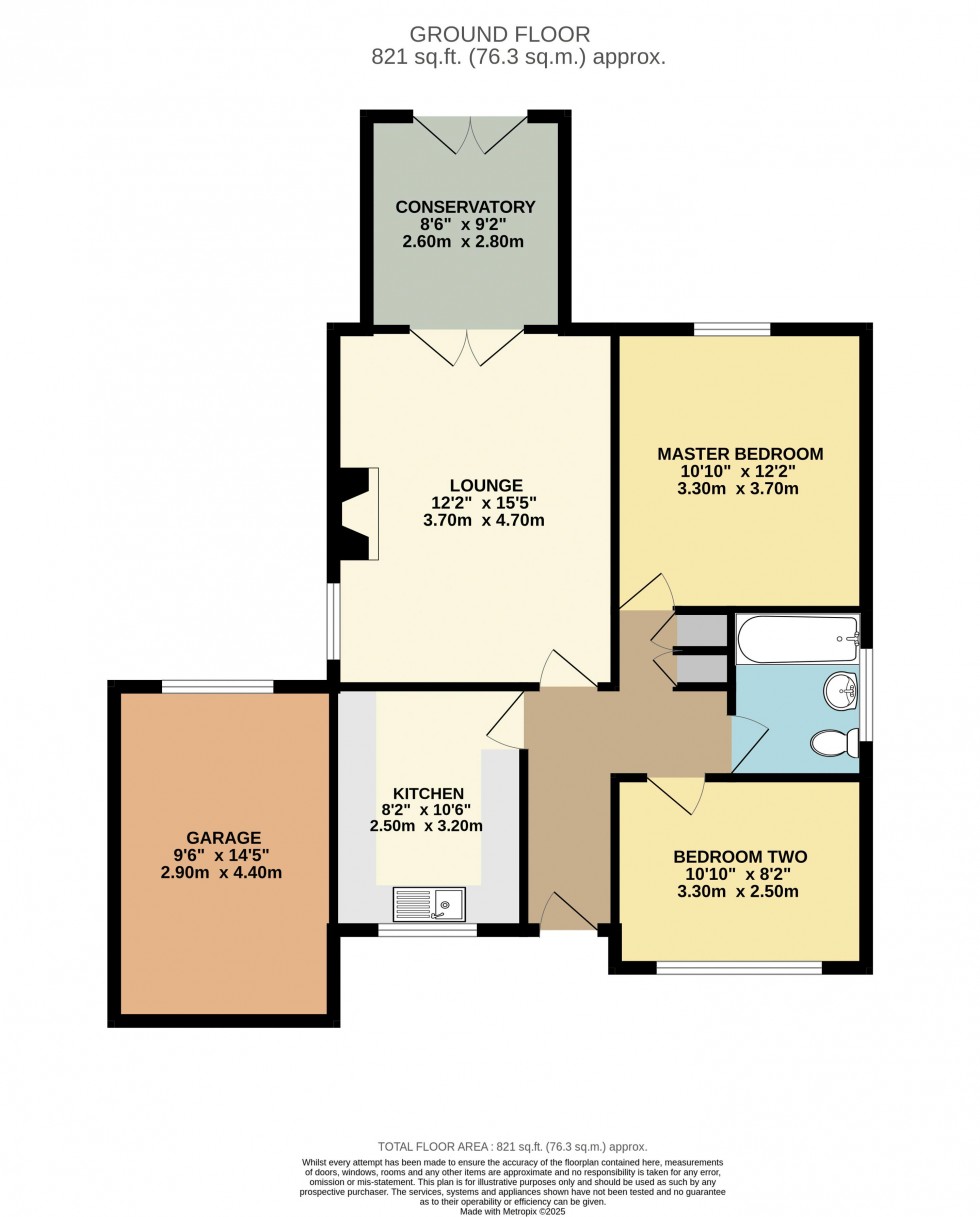 Floorplan for Buckingham Way, Byram