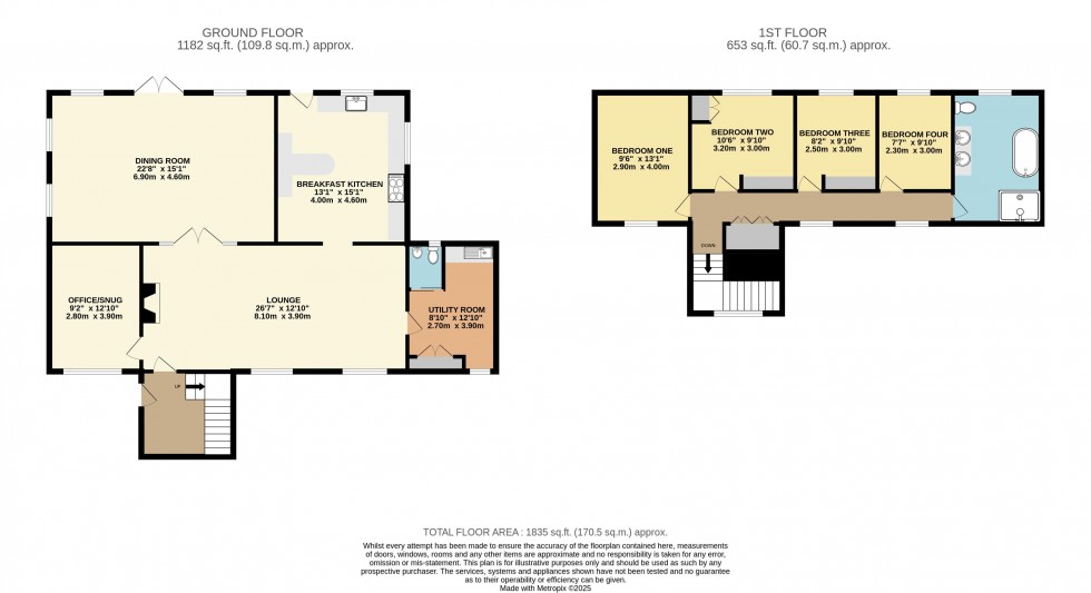Floorplan for Station Road, Hensall
