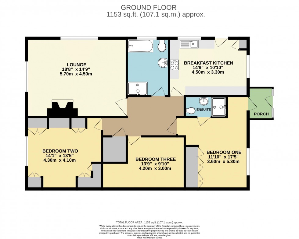Floorplan for Church Street, Brotherton