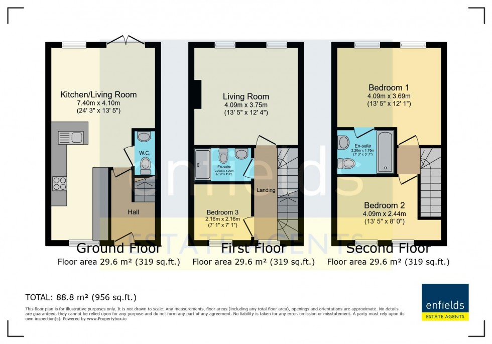 Floorplan for Queens Road, Westbourne/Bournemouth