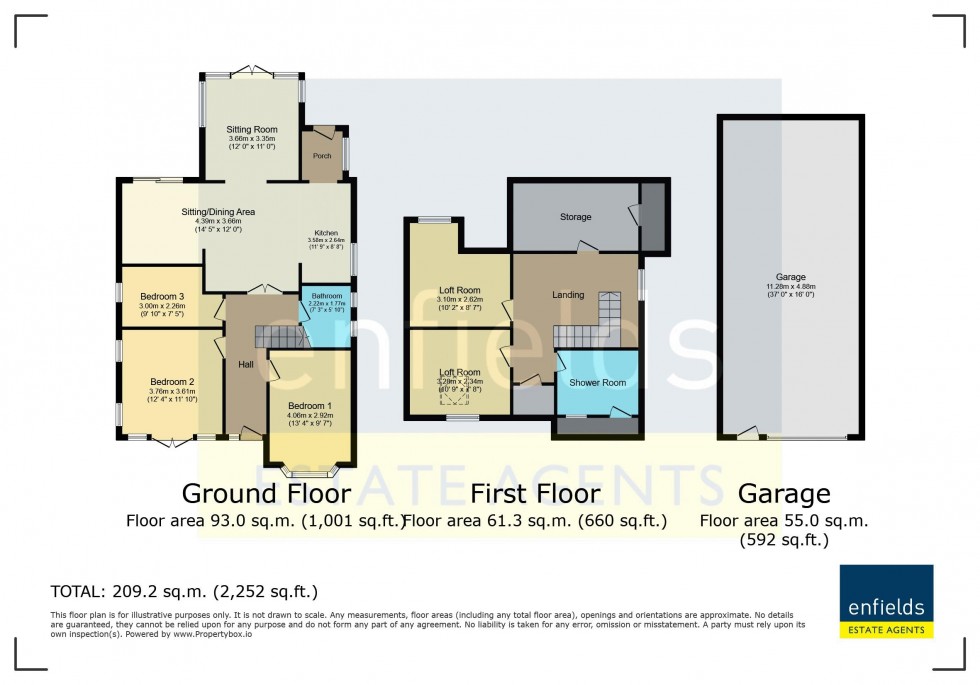 Floorplan for The Broadway, Bournemouth - Over 2000sq feet of floorspace