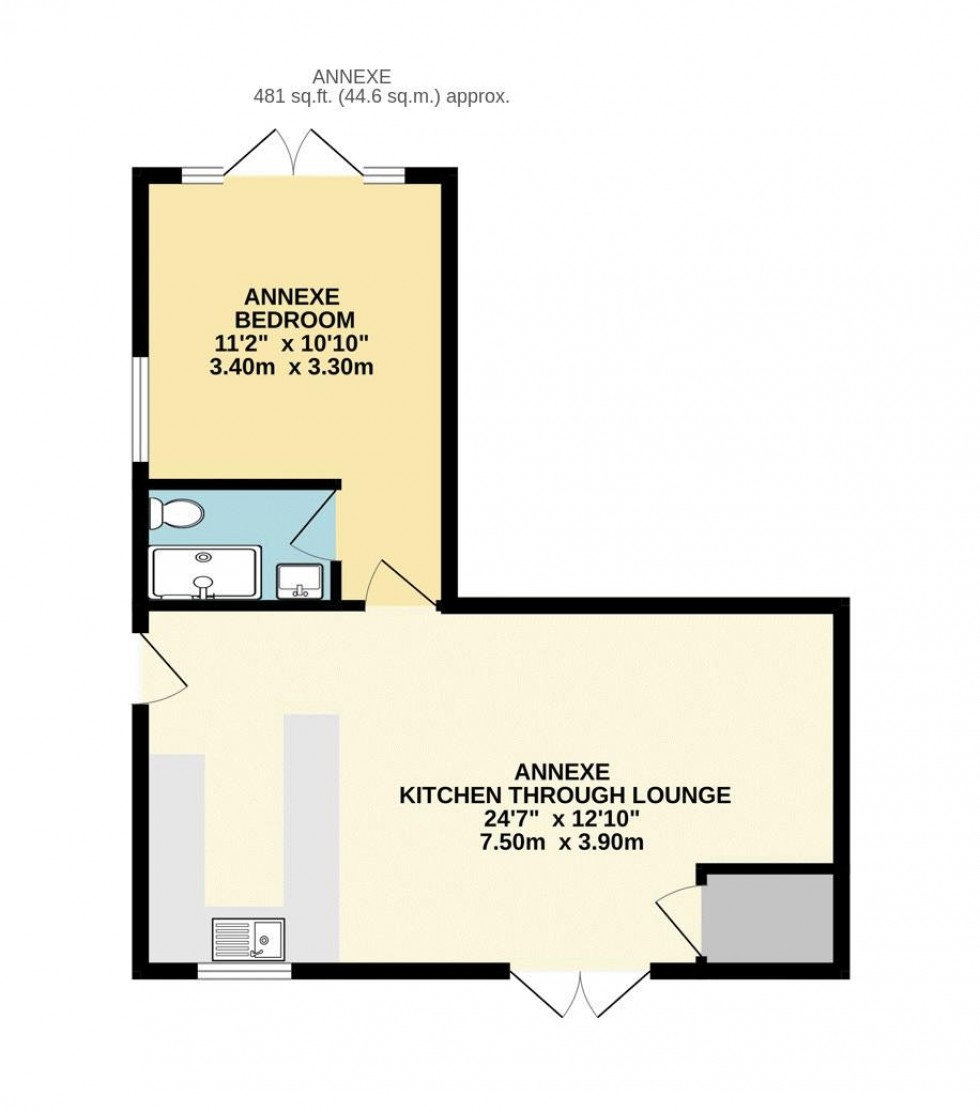 Floorplan for 37B High Street, Hook