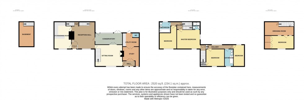 Floorplan for Main Street, Pool-in-Wharfedale