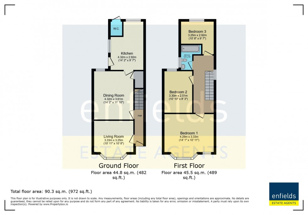 Floorplan for Strouden Road, Bournemouth