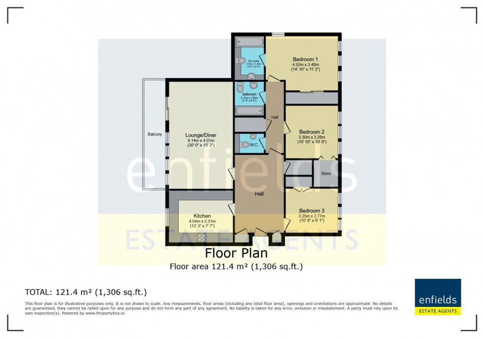 Floorplan for Admirals Walk West Cliff Road BH2 5HH
