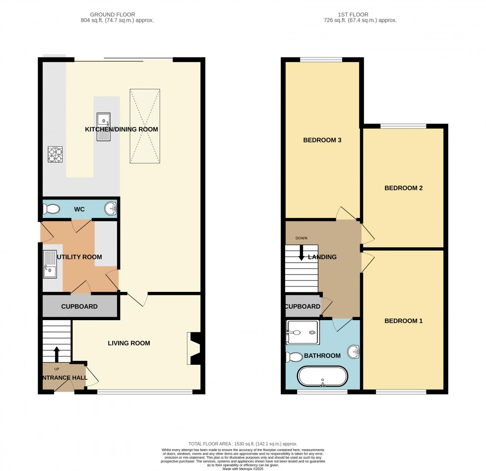 Floorplan for Clover Court, Calverley