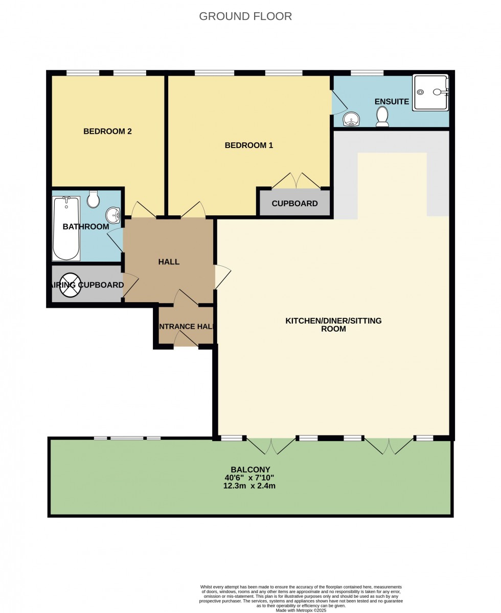 Floorplan for Albert Simmons Way, Ilkley