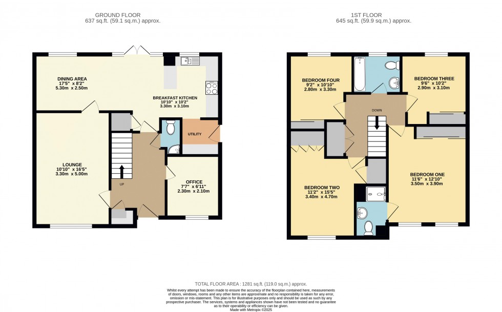Floorplan for Coleman Street, Pontefract