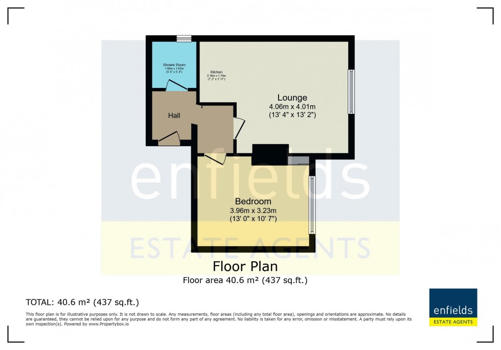 Floorplan for 24 Talbot Road BH9 2JF