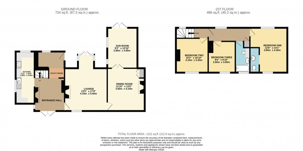Floorplan for Nunns Lane, Featherstone