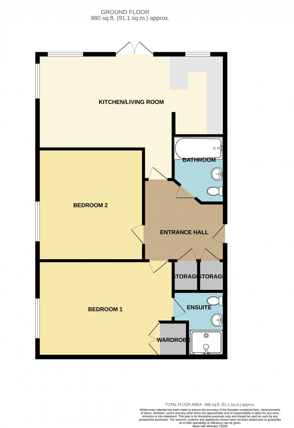 Floorplan for High Royds Drive, Menston