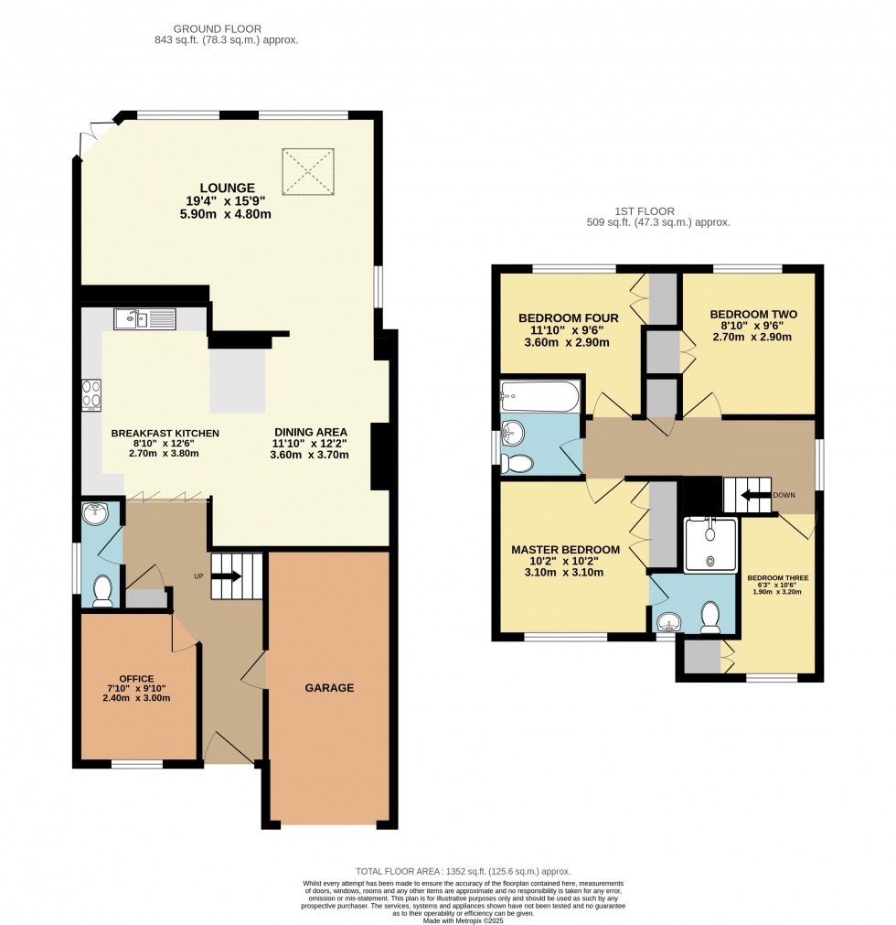 Floorplan for Brindle Park Drive, Castleford