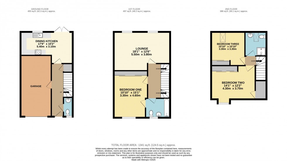 Floorplan for Hawthorn Way, Pontefract
