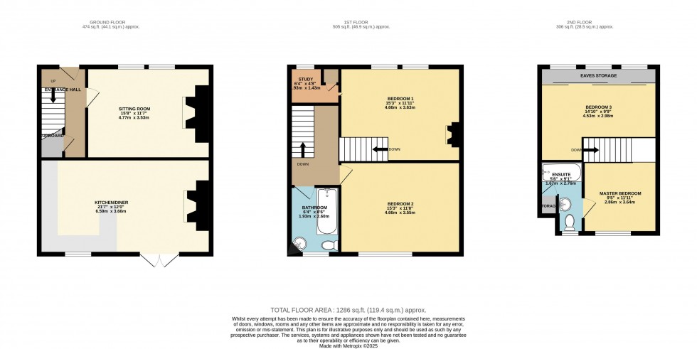 Floorplan for Otley Road, Guiseley