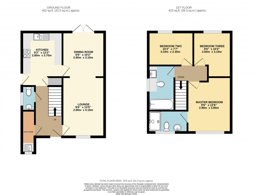 Floorplan for Gauk Street, Brotherton