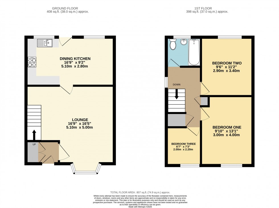 Floorplan for Meadow Croft, Hemsworth